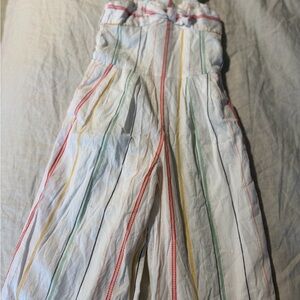 Janie and Jack Multicolor Striped Romper